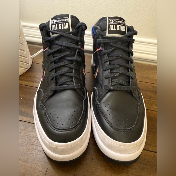 CONVERSE  Weapon CX Shoes Mid Top Black Multi Men's Leather size 11 - Picture 7 of 9